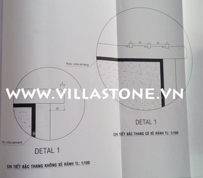 Các kiểu gia công cạnh, bo trụ cột