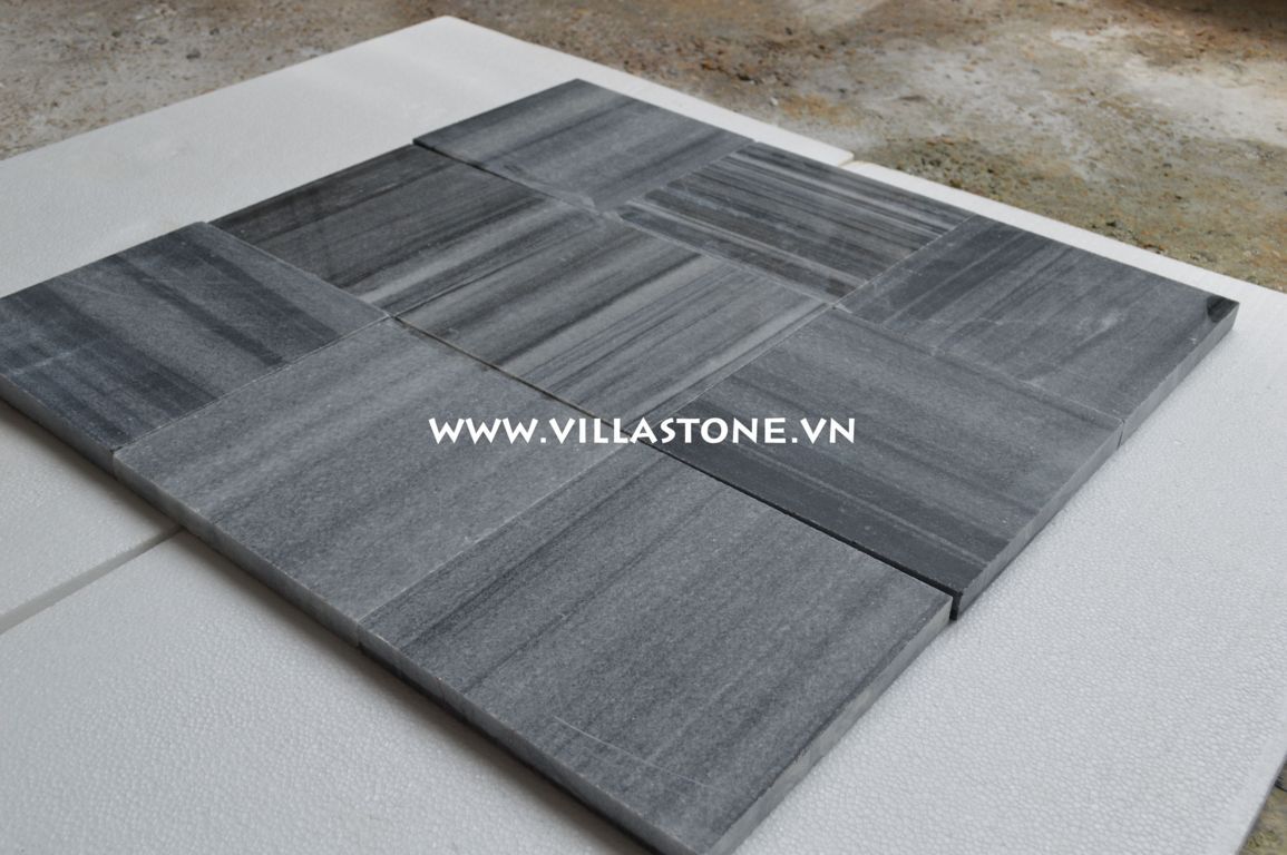  black and white crystallized_Honed (veins cut & crazy cut)