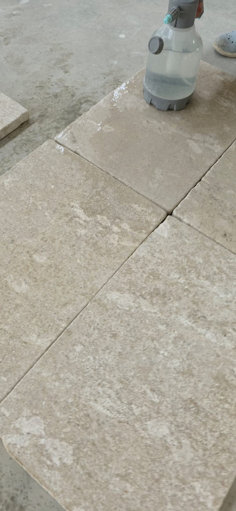 Purple limestone Tumbled Paver