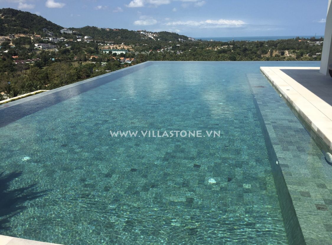 New Green Bluestone for pool